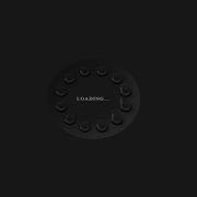 Animated Dot Circle Loader Using Only HTML CSS 3D Loading Effect