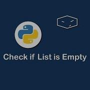 Check If List Is Empty In Python