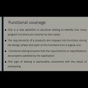 Function Coverage White Box Testing