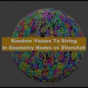 LIVENODING Random Value To Instance Points In Geometry Nodes Vs SV