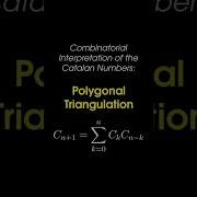 Polygon Triangulation Interpretation Of Catalan Numbers Maths Combinatorics Numbertheory
