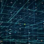 Digital 3D Data Grid Free Stock Video Footage HD 4K