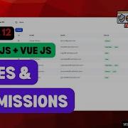Laravel 12 Vue JS Spatie Roles Permissions
