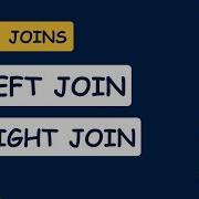 SQL Left And Right Join Sql Tutorial For Beginners Sql For Data Analysis Data Science