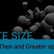 IfTrueThen And Greater Ops Byte Size