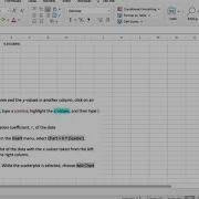 Using Excel To Calculate The Correlation Coefficient And Create A Scatterplot For Given Data