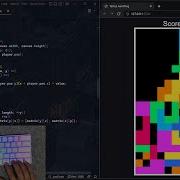 ASMR Programming Coding Tetris No Talking
