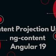 28 Учебное пособие по Angular 19 простая проекция контента с помощью Ng Content