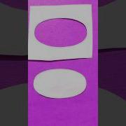 Cut Oval Shape Inside Irregular Shaped Paper