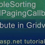 EnableSortingAndPagingCallbacks Attribute In Gridview In Asp Net ASP Net Tutorial