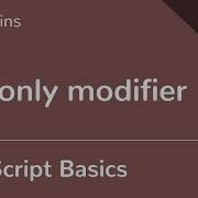 TypeScript Basics 17 Readonly Modifier