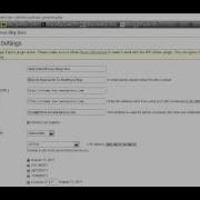 WordPress Admin Settings General