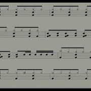 Adele Rolling In The Deep 105bpm Drum Score Drums Only Backing Track Transcription