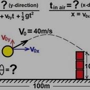 Physics 3 Motion In 2 D Projectile Motion 8 Of 21 Example 3 Clearing The Wall