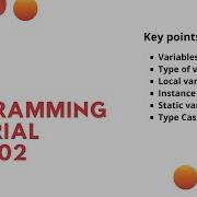Java Tutorial For Beginners 2 Variables And Types In Java