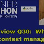 Python Interview Question 30 Context Managers And The With Statement