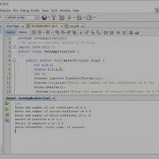 Java Program To Evaluate Quadratic Formula