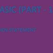 QBASIC IF THEN STATEMENT FULLY EXPLAINED