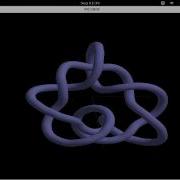 Complex Topological Knot Implicit Surface Reconstruction