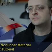 Salome Meca Tutorial Part1 Leaf Spring Nonlinear Material And Contact FEA Simulation