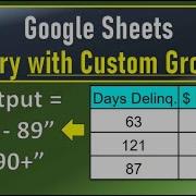 Google Sheets Query With Custom Groups