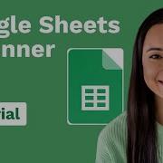 Google Sheets Beginner Tutorial