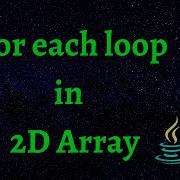 2d Array Using For Each Loop In Java For Each Loop Java 2d Array Foreach Loop In 2d Array Java