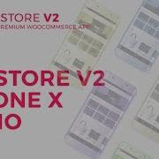 Ionstore 2 Tabs Ionic WooCommerce Apps IPhone X