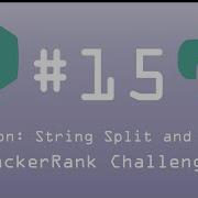 Python HackerRank Challenge 15 Python String Split And Join