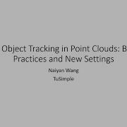 3D Object Tracking In Point Clouds Best Practices And New Settings