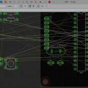 AVR ATmega328P Board Part 2 Rough Placement Of Parts On 50x50mm PCB Board In Eagle
