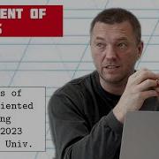 The Pain Of OOP Lecture 1 The Intent Object Thinking Object Oriented Programming Crash Course