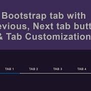 Bootstrap 3 Tab With Previous Next Button Bootstrap Customization
