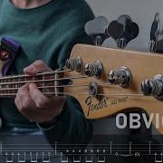 Blink 182 Obvious Bass Cover With TAB And LYRICS