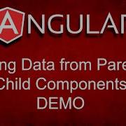 Passing Data From Parent Component To Child Component In Angular