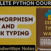 Polymorphism And Duck Typing In Python With Notes Python Tutorial 85