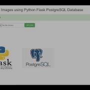 Upload Multiple Images Using Python Flask PostgreSQL Database