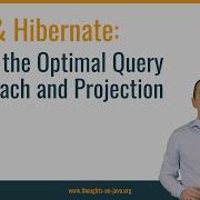JPA и Hibernate выбор оптимального подхода к запросам и проекциям