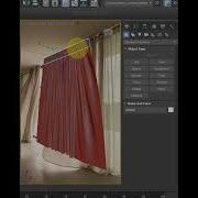Create And Animate Curtain Model In 3ds Max 3dsmax Tutorial 3d