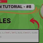 PYTHON LESSON 8 TYPLES IN PYTHON