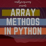 28 Python Course For Beginners Array Methods Arrays Of Different Typecodes LetsCodeTuesdays