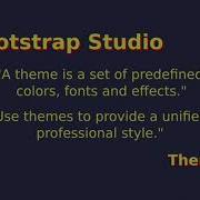 Bootstrap Studio Themes