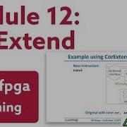 MIPSfpga Module 12 CorExtend