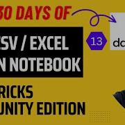 Day 13 How To Read CSV Excel File In Databricks Notebook 30 Days Of Databricks