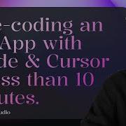 Vibe Coding An IOS App MVP With Xcode Cursor In Less Than 10 Minutes
