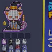 Pixel Flow Level 345 Solution Walkthrough