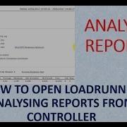 Loadrunner Tutorials How To Open Analysis In Loadrunner Controller