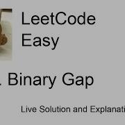 868 Binary Gap Leetcode Easy