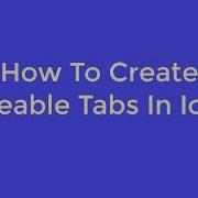 How To Create Swipeable Tabs In Ionic 3