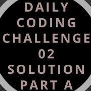 Daily Coding Challenge 2 Solution Part A Python Programming